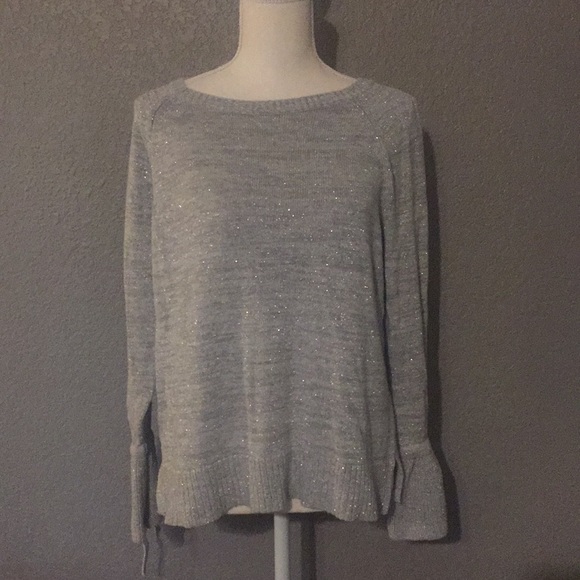 LOFT Sweaters - Loft sparkly grey sweater